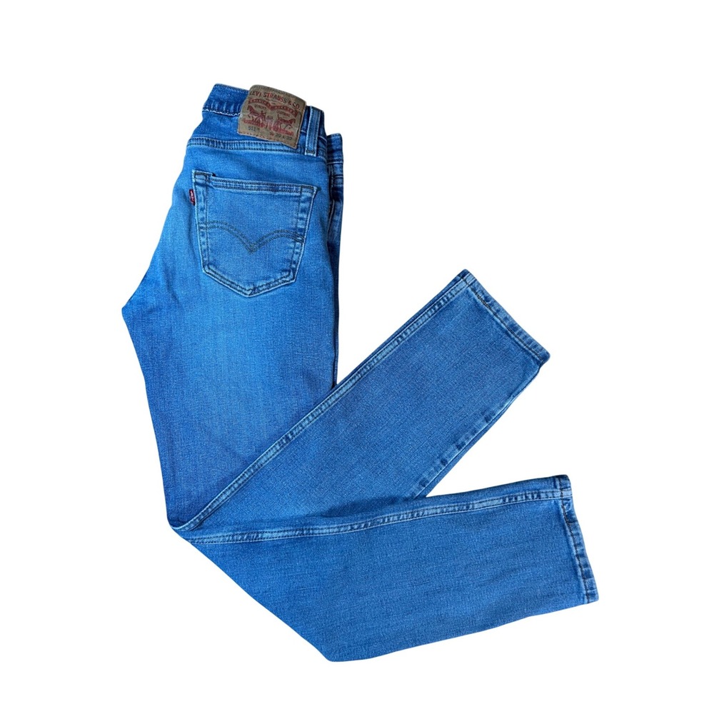 Levi Strauss 511 Mens Jeans Blue Medium Wash Slim Fit W29 L32 (Now 29x31)